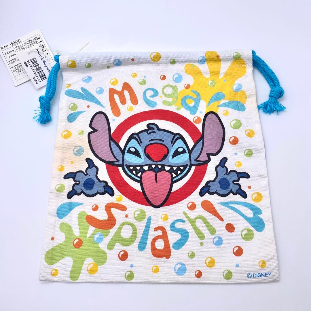 ⑧ 巾着 Disney summer splash 2009 スティッチ