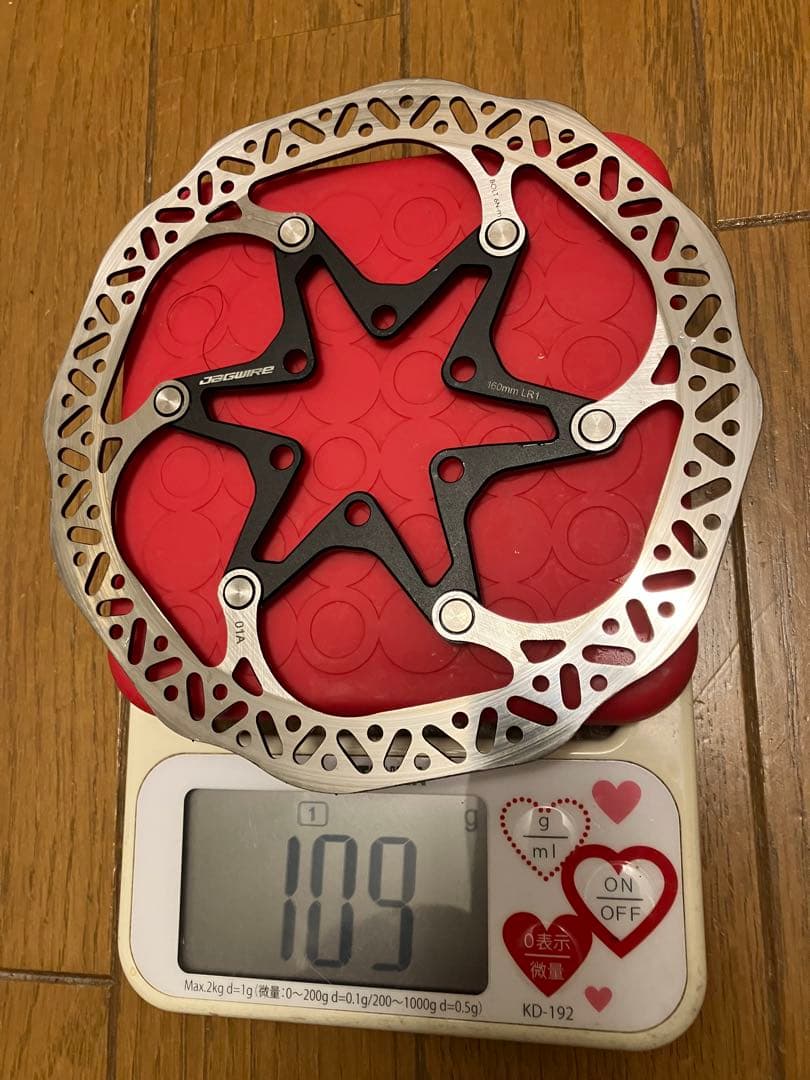 Jagwire製　ディスクブレーキローターセット　DT swiss製アダプター付