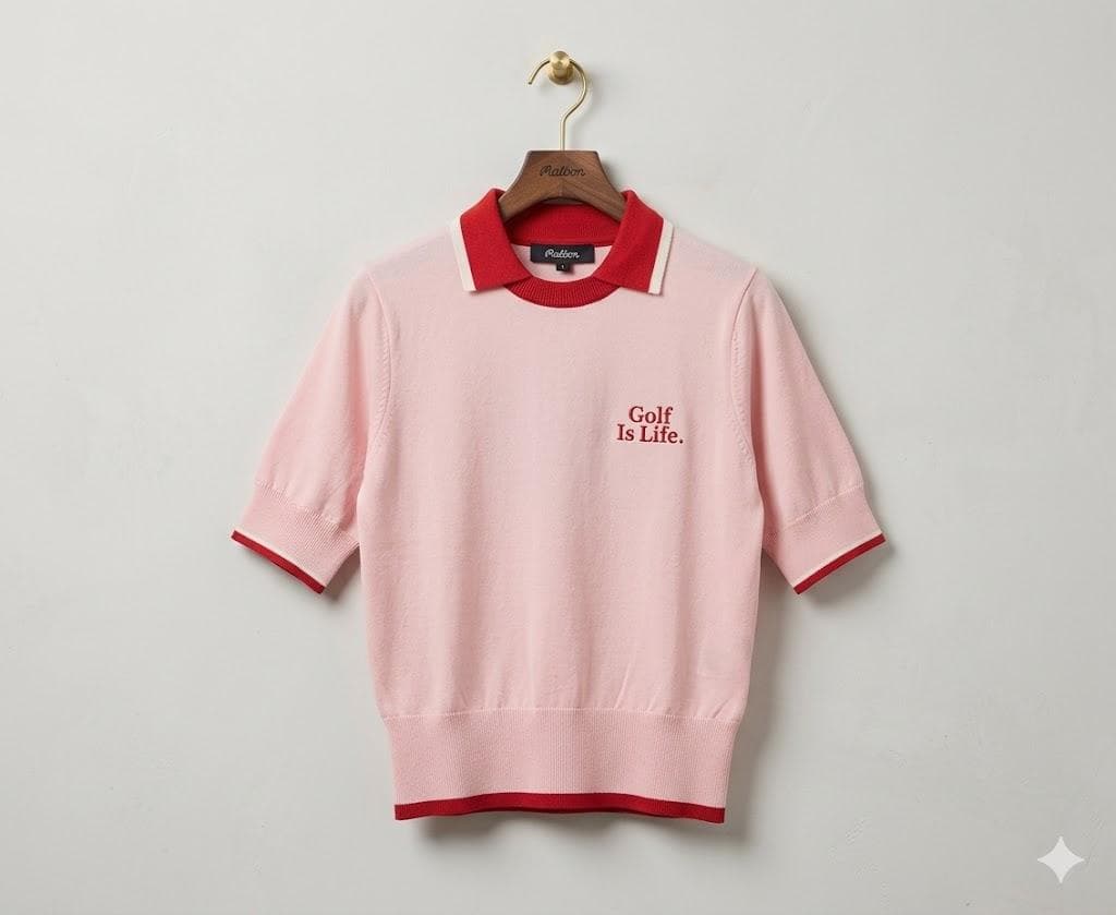 Malbon Golf レディースゴルフセットアップ 半袖 夏用通気性 速乾仕様