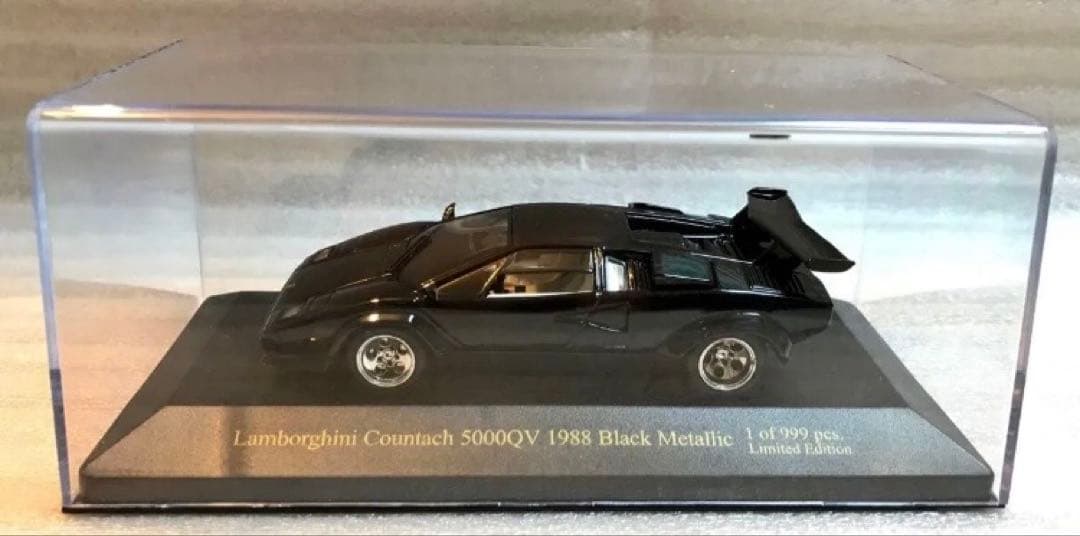 ジール特注1/43 カウンタック5000QV ブラックメタリック【絶版 極美品】
