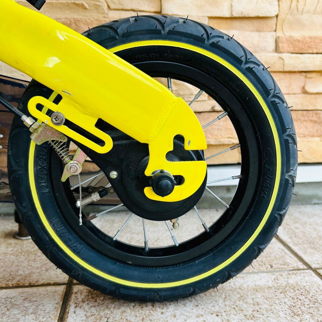 へんしんバイク 黄色　キックバイク ペダル自転車 Hensihn Bike