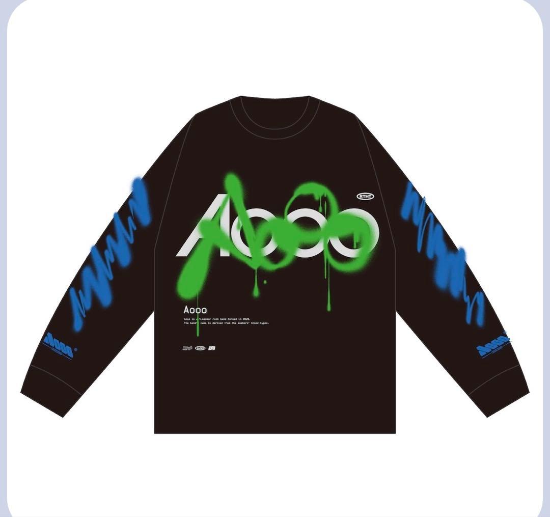 【新品2点セット】Aoooオーバーサイズ ロンT & バズーカキーチェーン
