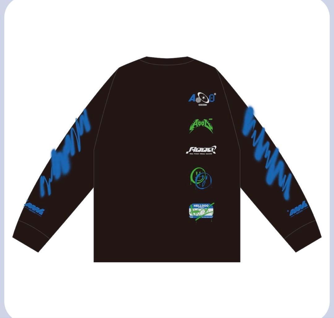 【新品2点セット】Aoooオーバーサイズ ロンT & バズーカキーチェーン