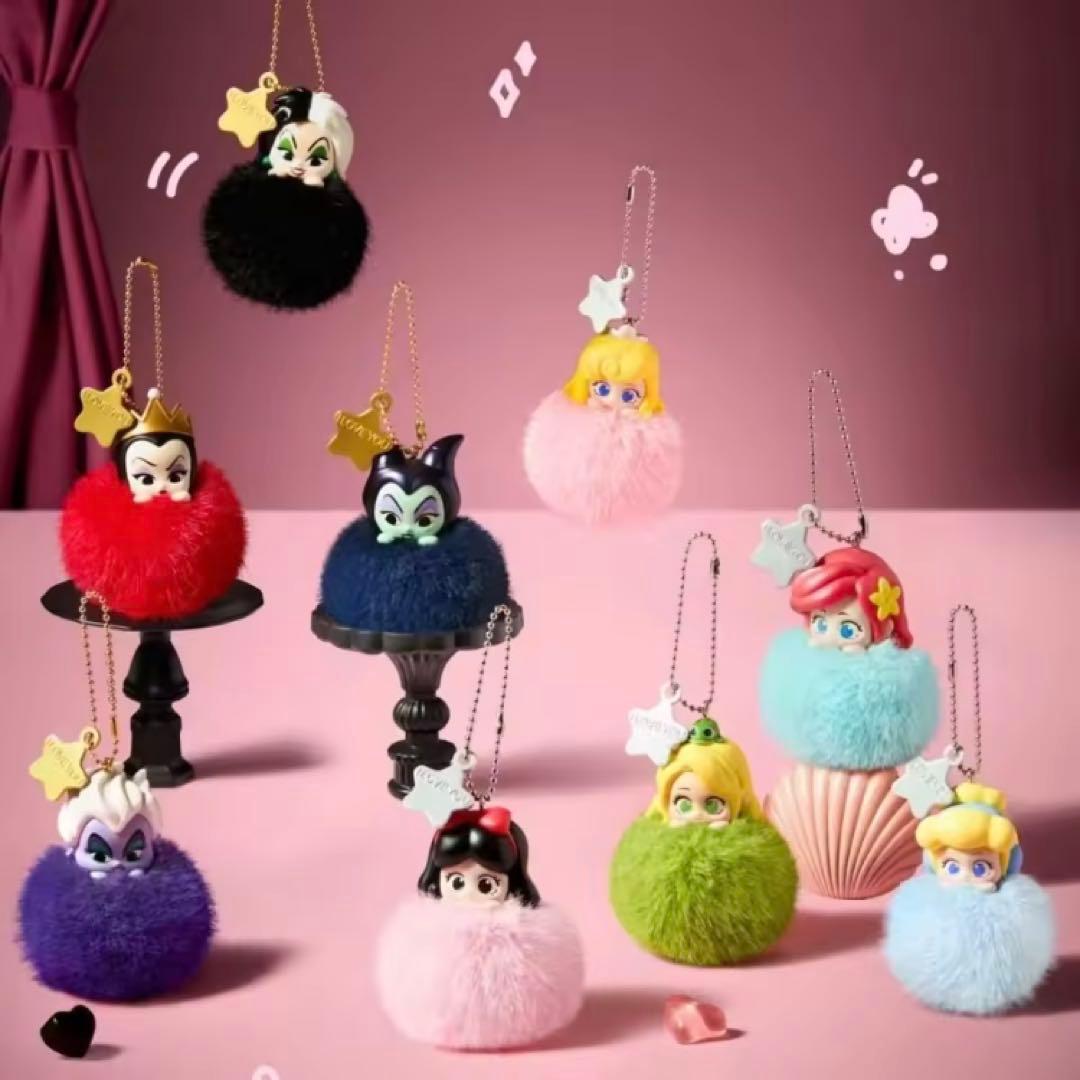 miniso ディズニー プリンセス ポンポンシリーズ 白雪姫 シンデレラ
