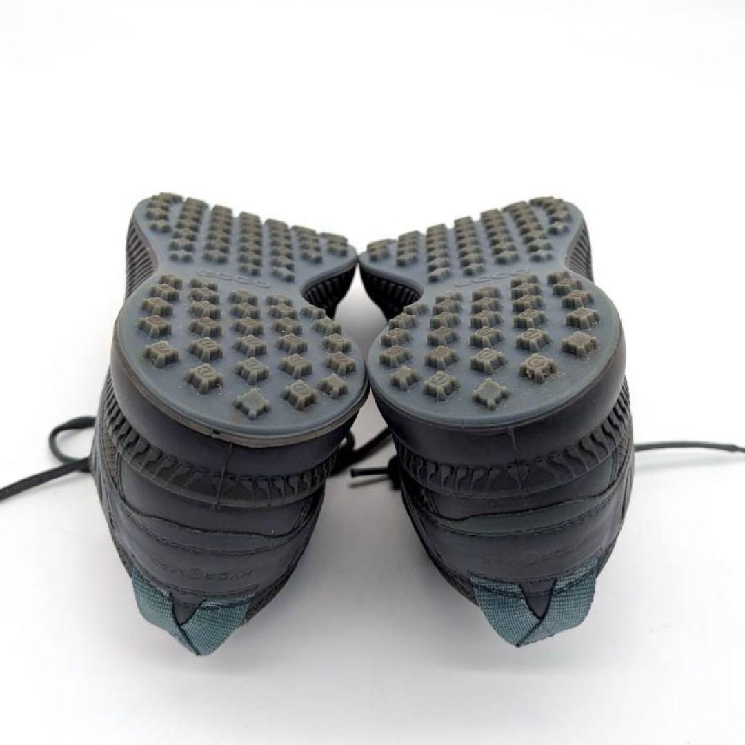 美品✨ecco エコー S-HYBRID ゴルフシューズ　スパイク　グレー 25