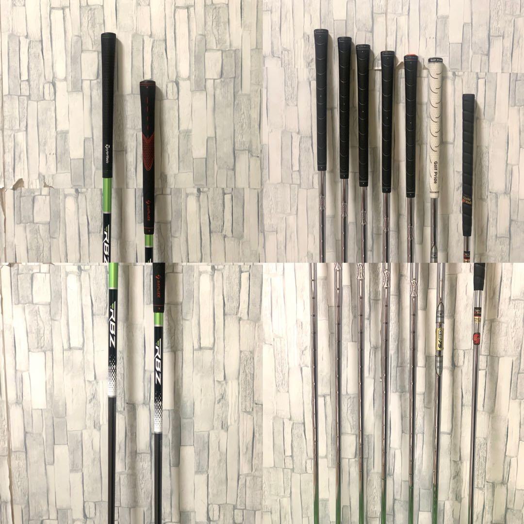 入手困難ウッド、希少CB、高級パター RBZ テーラーメイド メンズクラブセット
