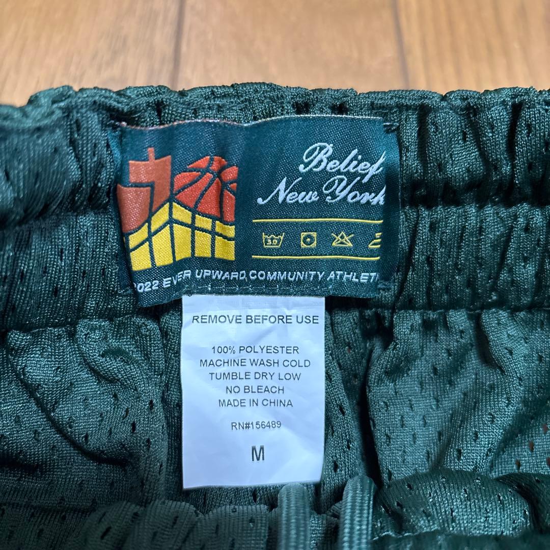 Beliefs NewYork バスケットボール オシャレ着にも！メッシュパンツ