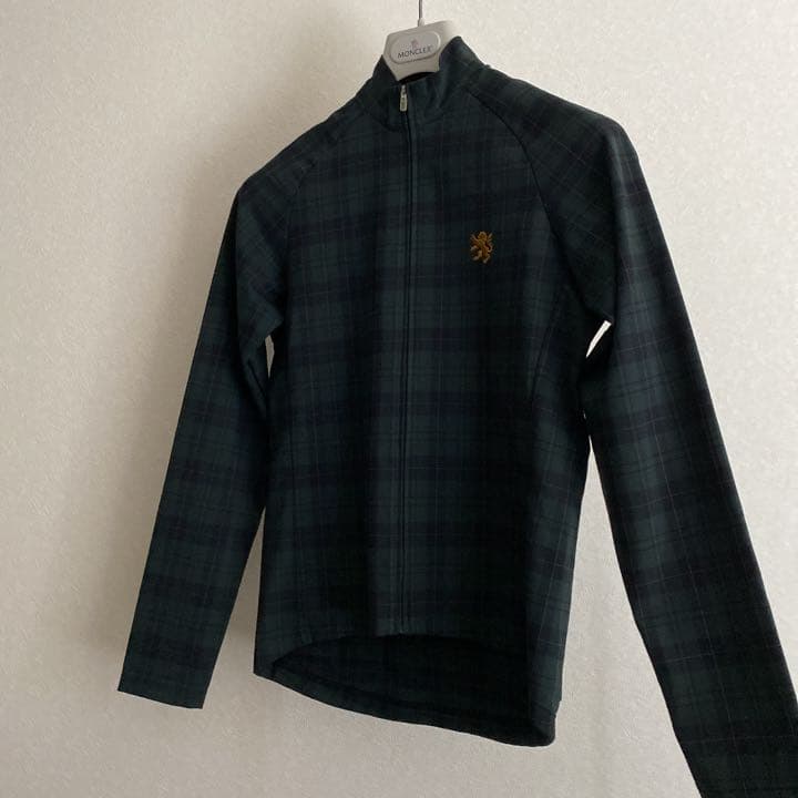美品 カペルミュール サイクリング ジャージ タータンチェック グリーン XS