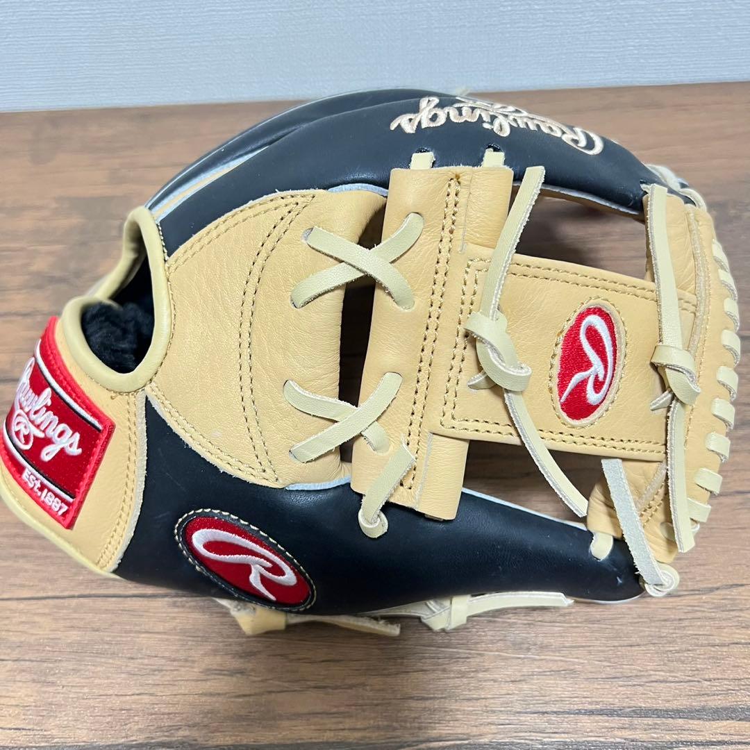 【タグ付き未使用品】一般軟式・グローブ ローリングス 内野用・大人用 キャメル