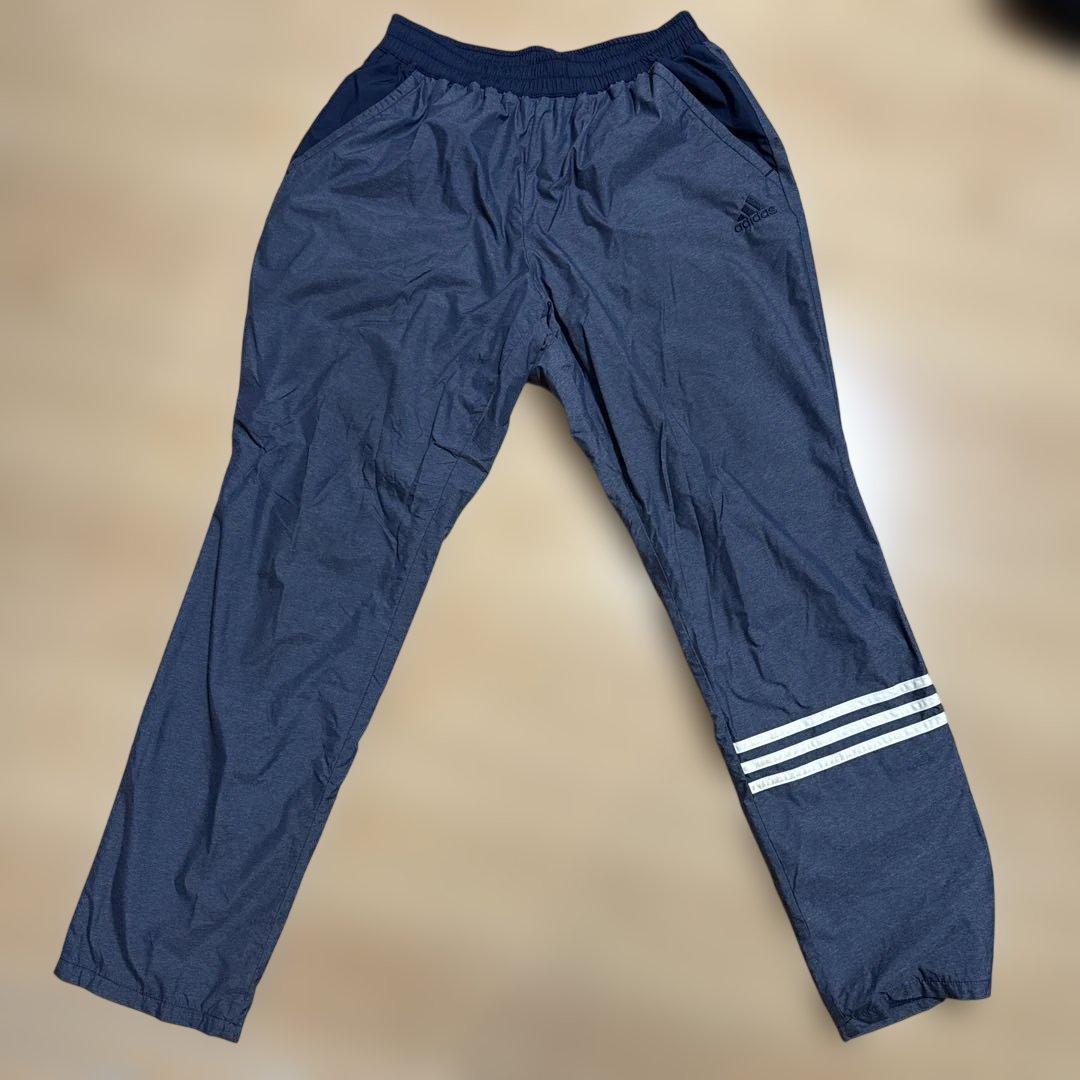adidas ウィンドブレーカー 上下セット ネイビー/レッド