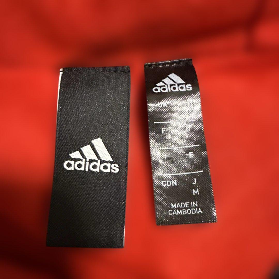 adidas ウィンドブレーカー 上下セット ネイビー/レッド