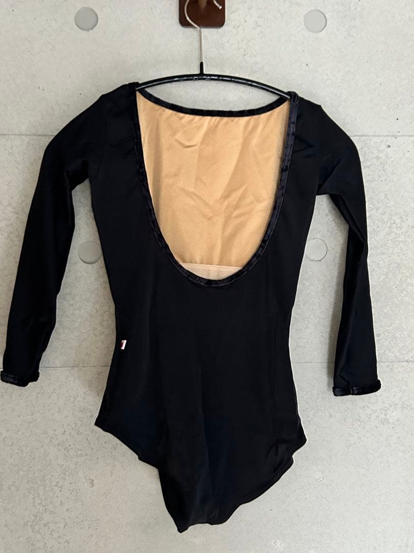yumiko 黒レオタード　長袖　Sサイズ