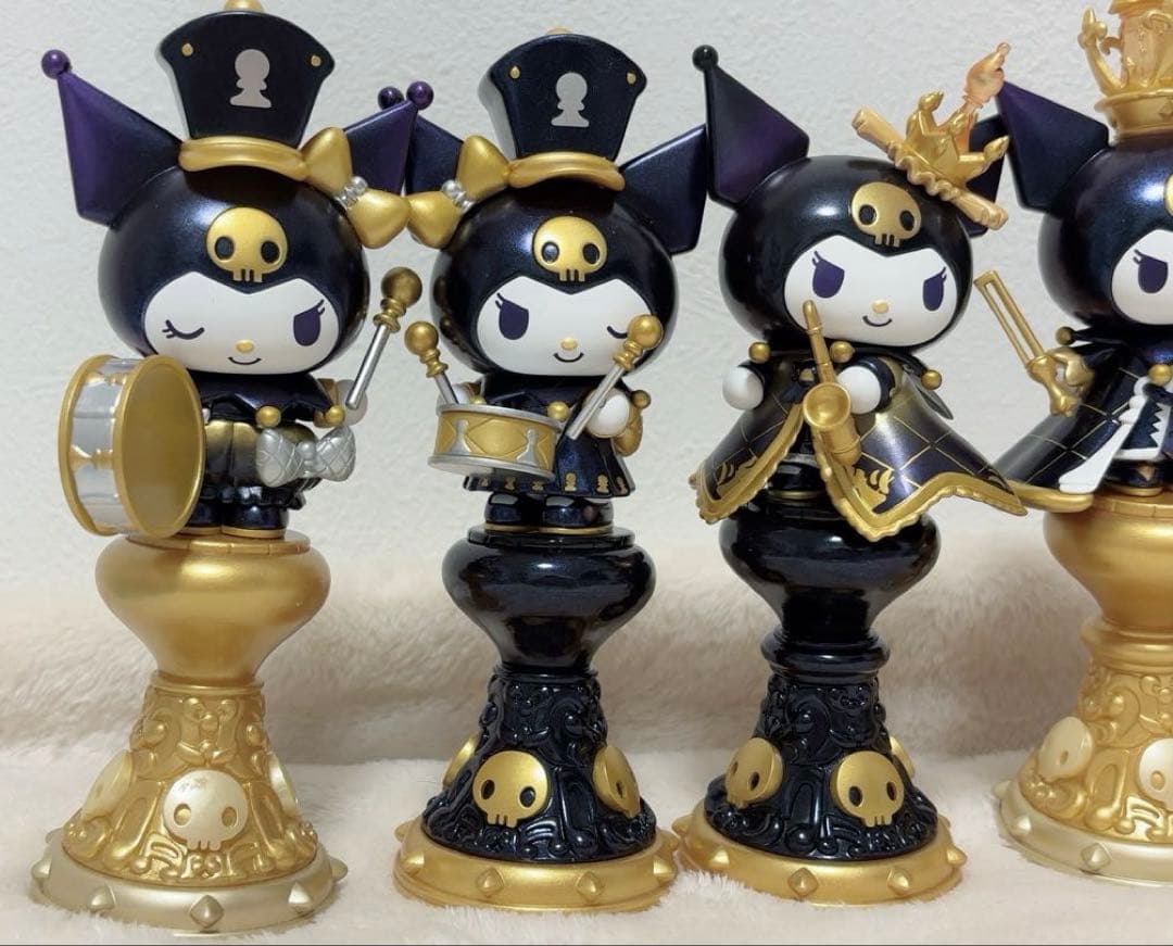 クロミ チェス 5点セット 王/后/像/小兵左右