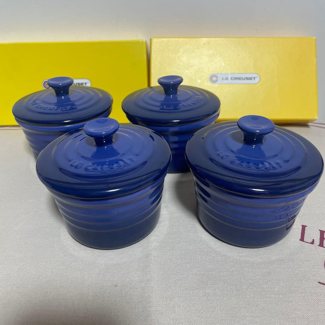 《新品》LE CREUSET 蓋付き ラムカン 4個セット