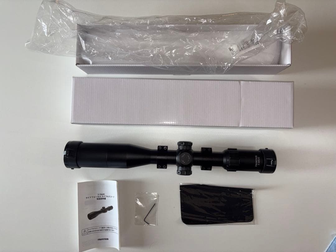 フロンティアミルドットレティクルサイドフォーカススコープ3-10×42 30mm