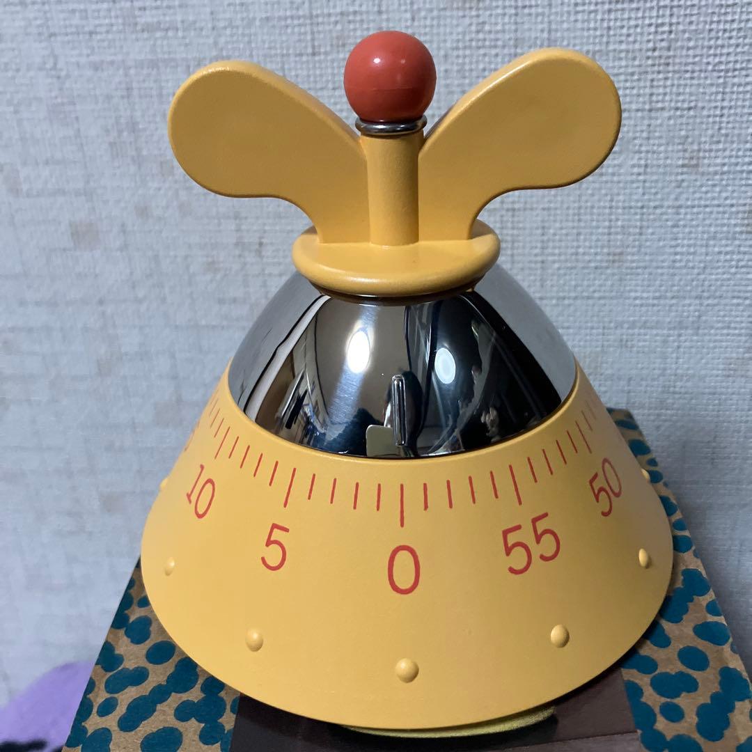 ALESSI CLOCKS アレッシィ キッチンタイマー イエロー