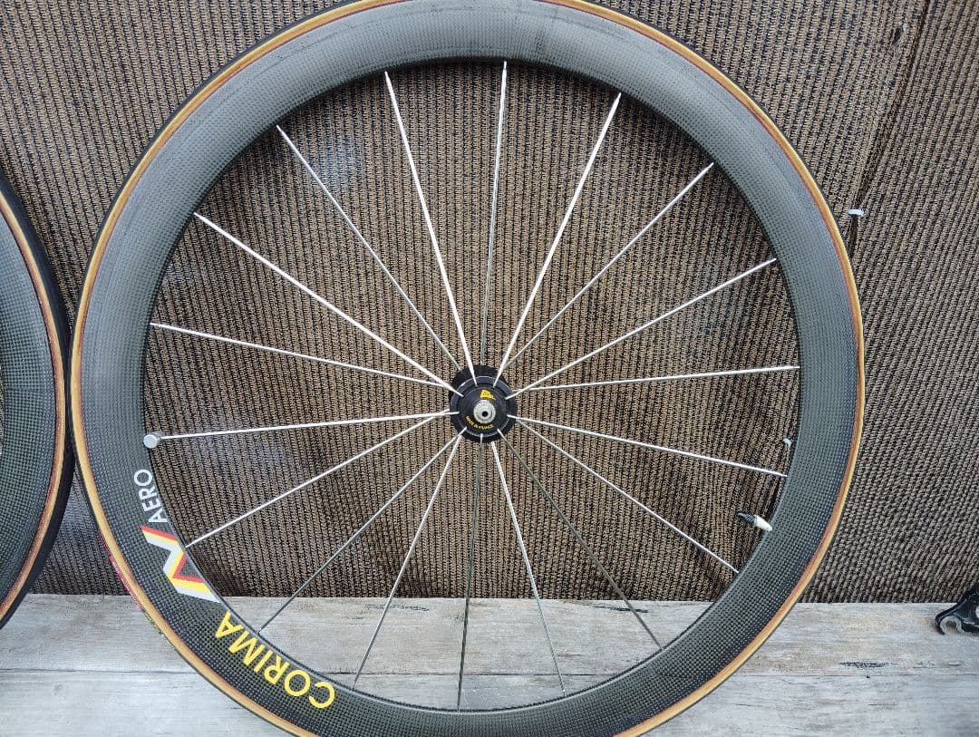 【9月5日値下げ済】CORIMA AERO カーボンホイールセット