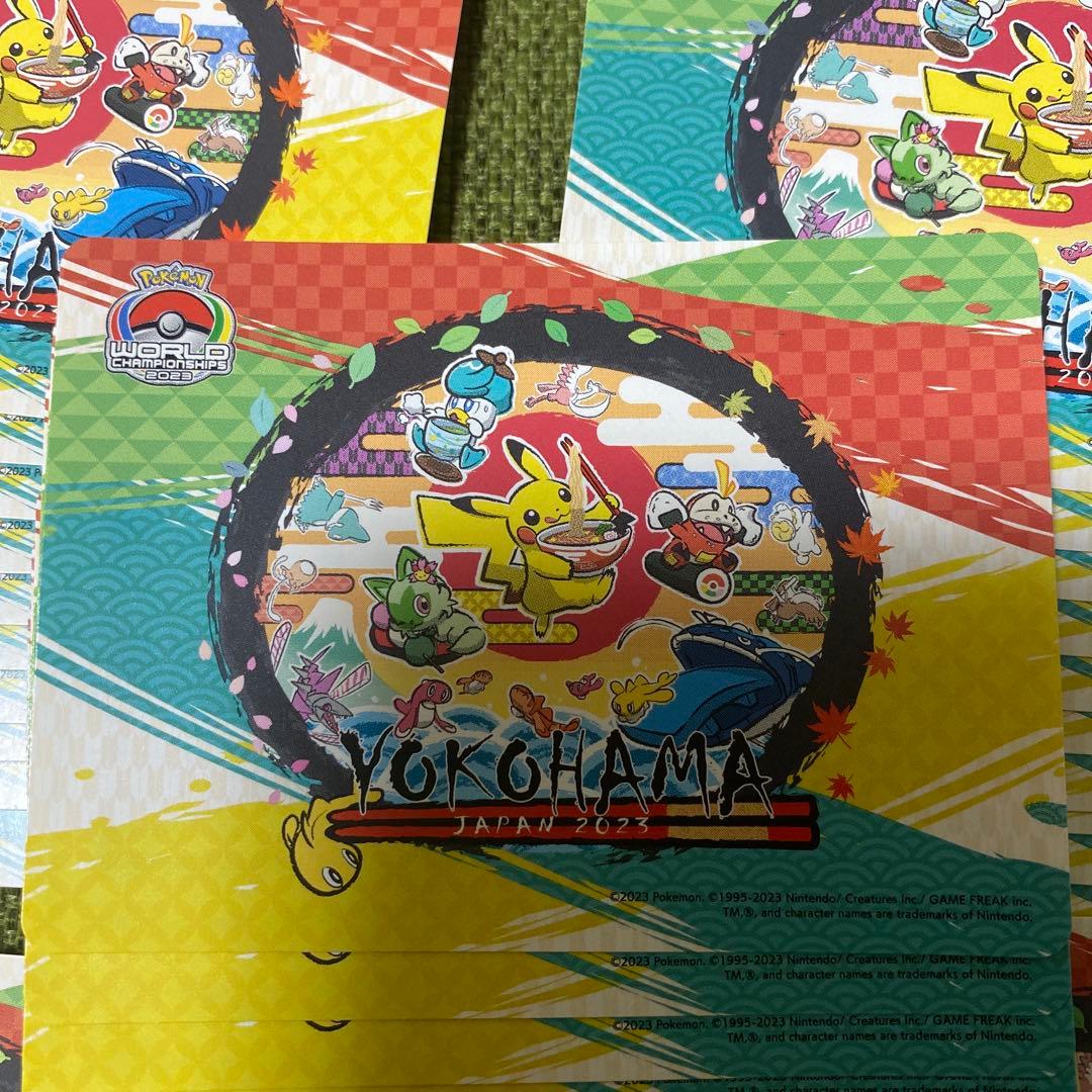 横浜 2023ポケモンワールドチャンピオンシップス ステッカー50枚