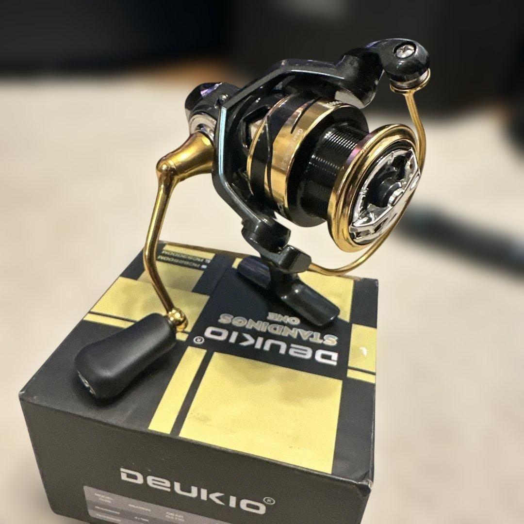 DEUKIO ノーギャップ防水ルアースピニングリール 3000