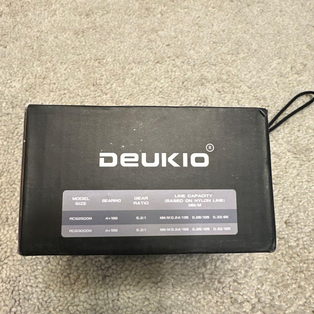 DEUKIO ノーギャップ防水ルアースピニングリール 3000