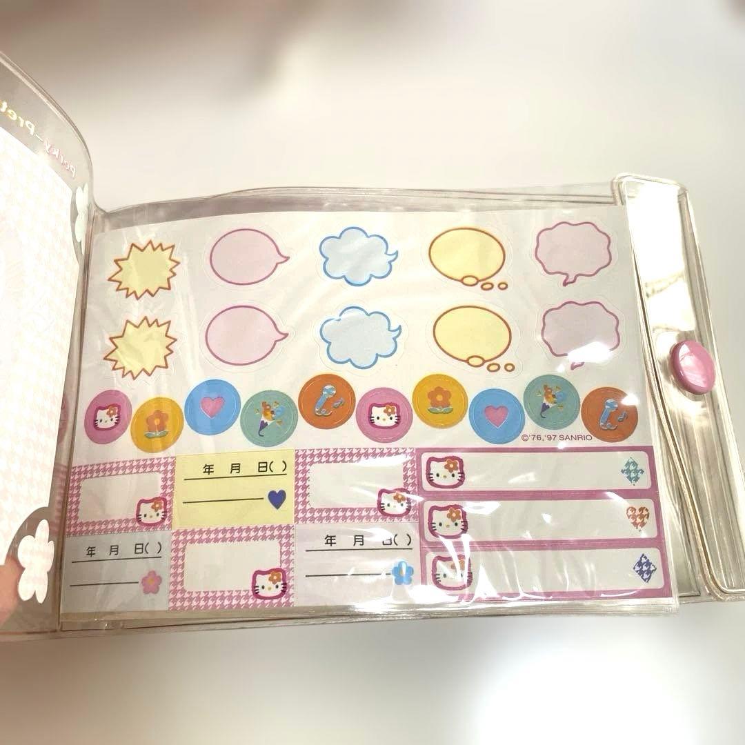 平成　キティ　1997年　シール帳　フォトアルバム　サンリオ　カオハナ