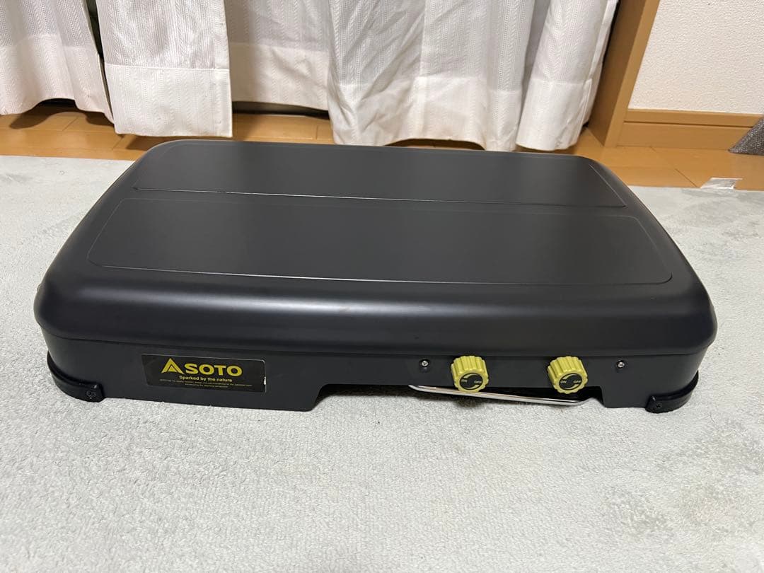 SOTO ST-525 ツーバーナー 鉄板・網付き 元箱あり 動作確認済み
