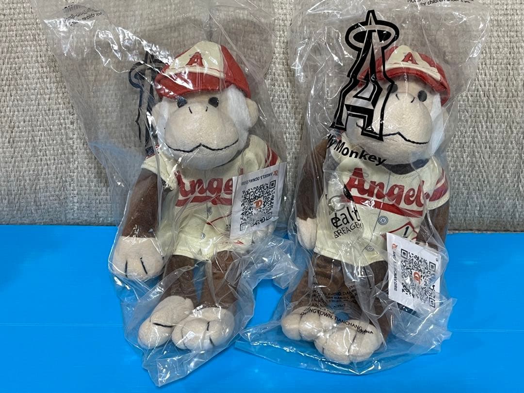 大谷翔平 Angels ラリーモンキー 8月18日 限定配布品 2体セット