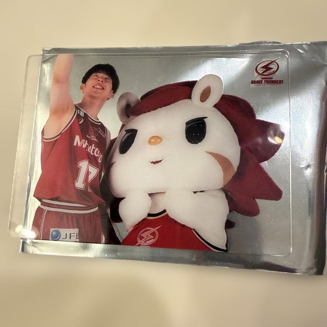 川崎ブレイブサンダース　♯17飯田遼選手　ロウル　クリアカード　特典　非売