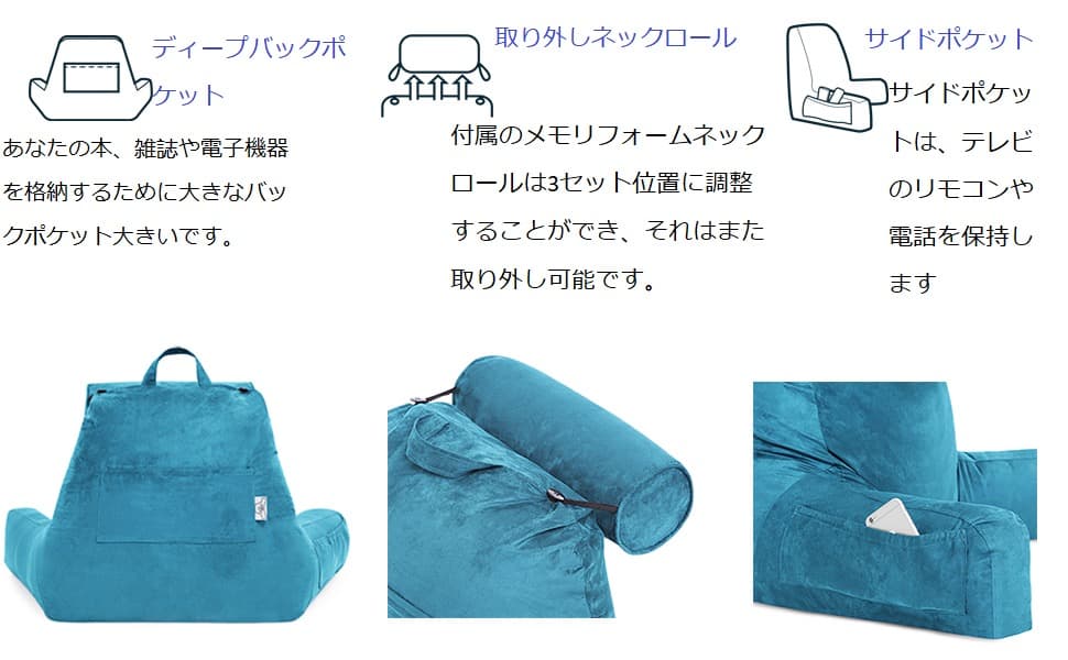 ✨ ロデオブルーHusband Pillow XXL プレミアム低反発
