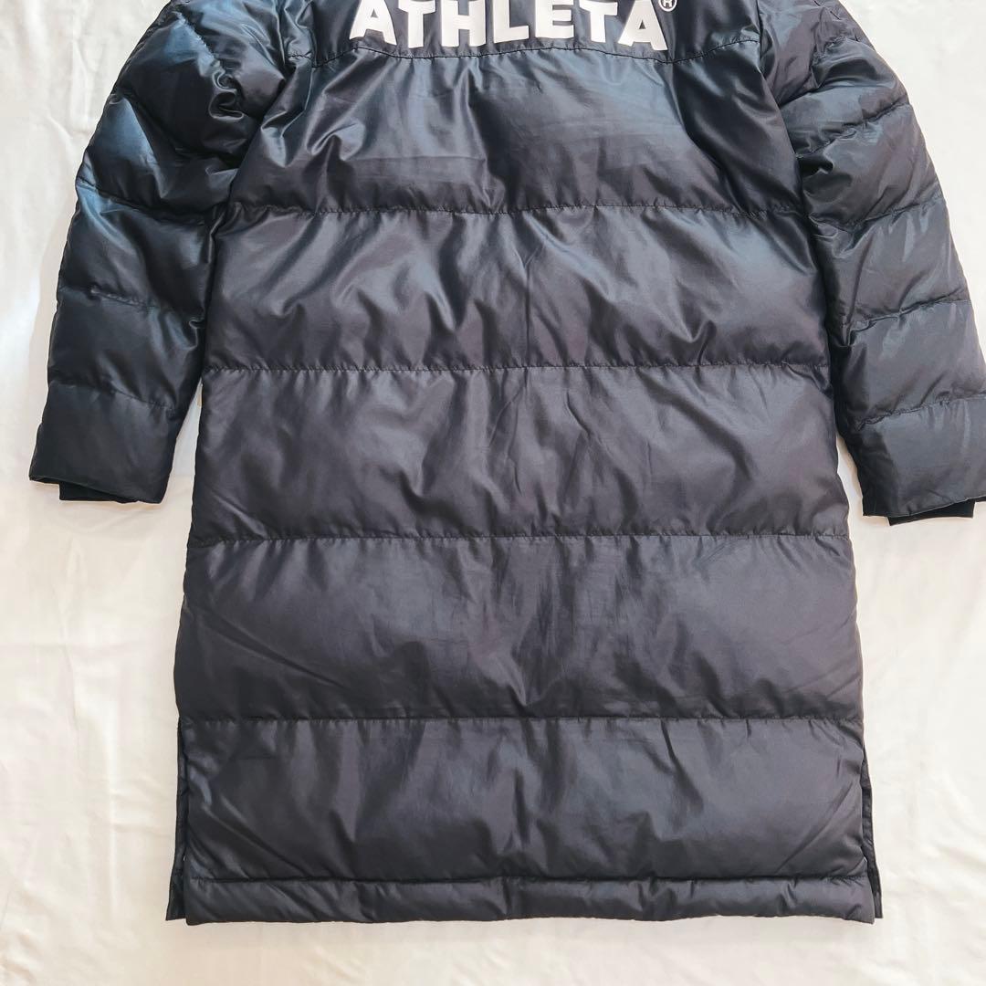 【美品】ATHLETA アスレタ ロング　ベンチコート　黒　L