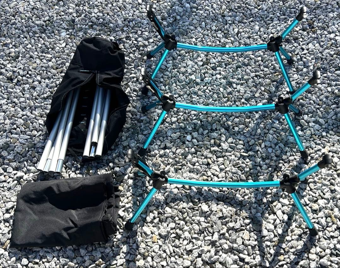 ：)Naturehike 軽量コット ブルーマット付 2点セット