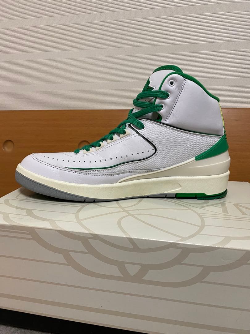 T*0様 NIKEエアジョーダン2ラッキーセイルグリーン