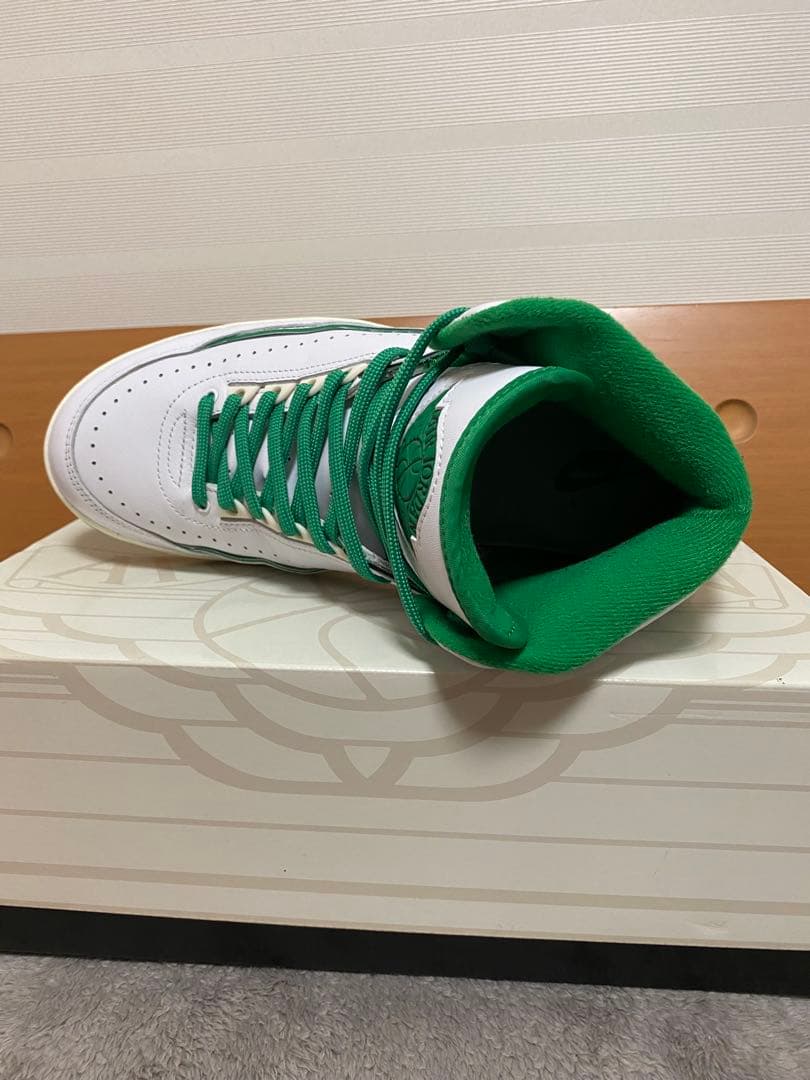 T*0様 NIKEエアジョーダン2ラッキーセイルグリーン