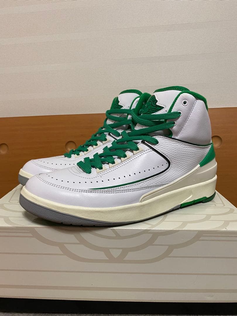 T*0様 NIKEエアジョーダン2ラッキーセイルグリーン
