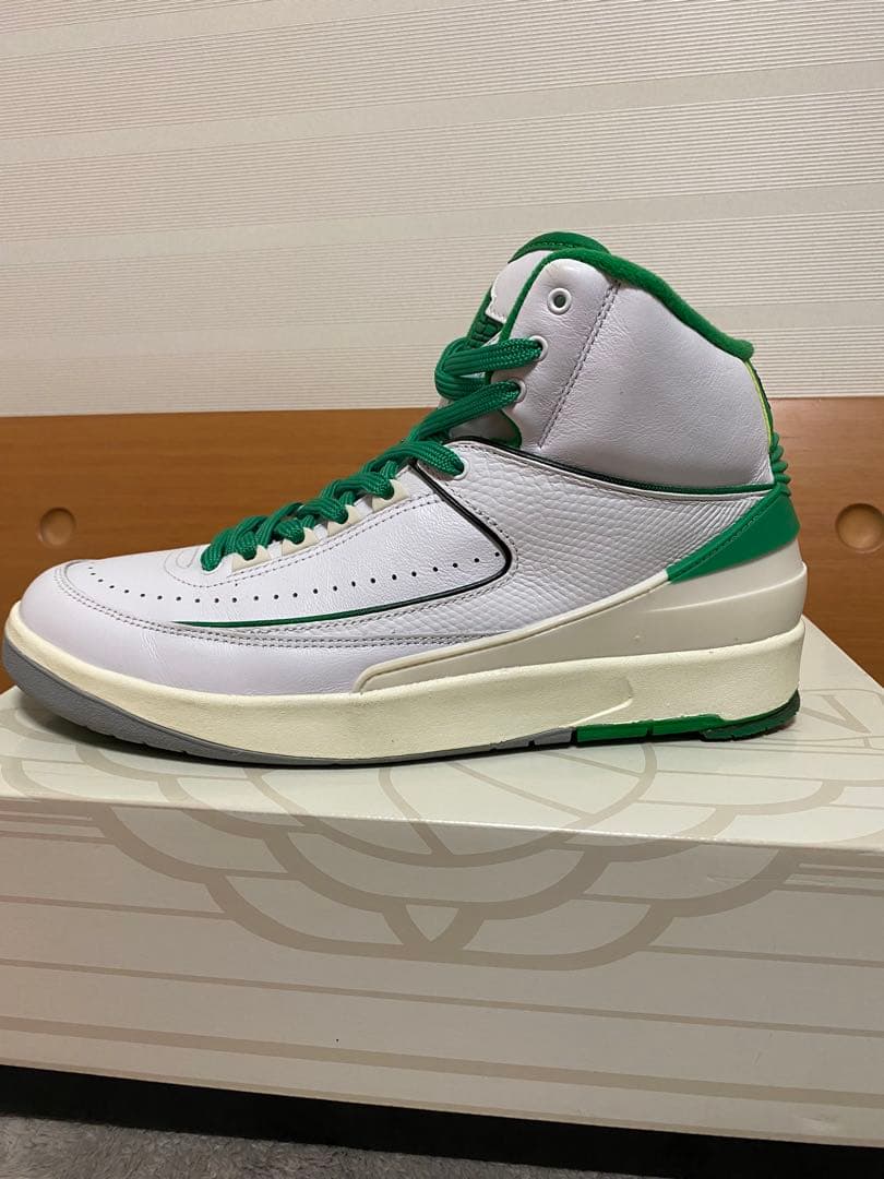T*0様 NIKEエアジョーダン2ラッキーセイルグリーン