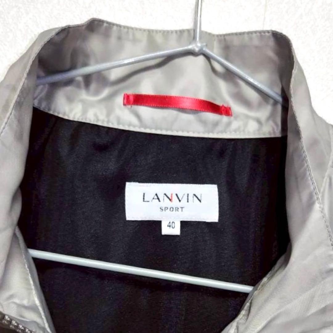 40 極美品　LANVIN SPORT ランバンスポール　半袖ジャケット　ゴルフ