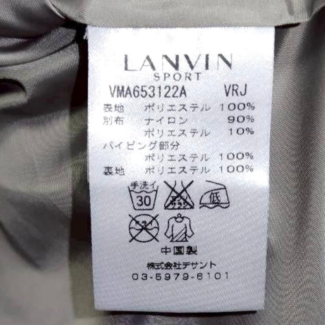 40 極美品　LANVIN SPORT ランバンスポール　半袖ジャケット　ゴルフ