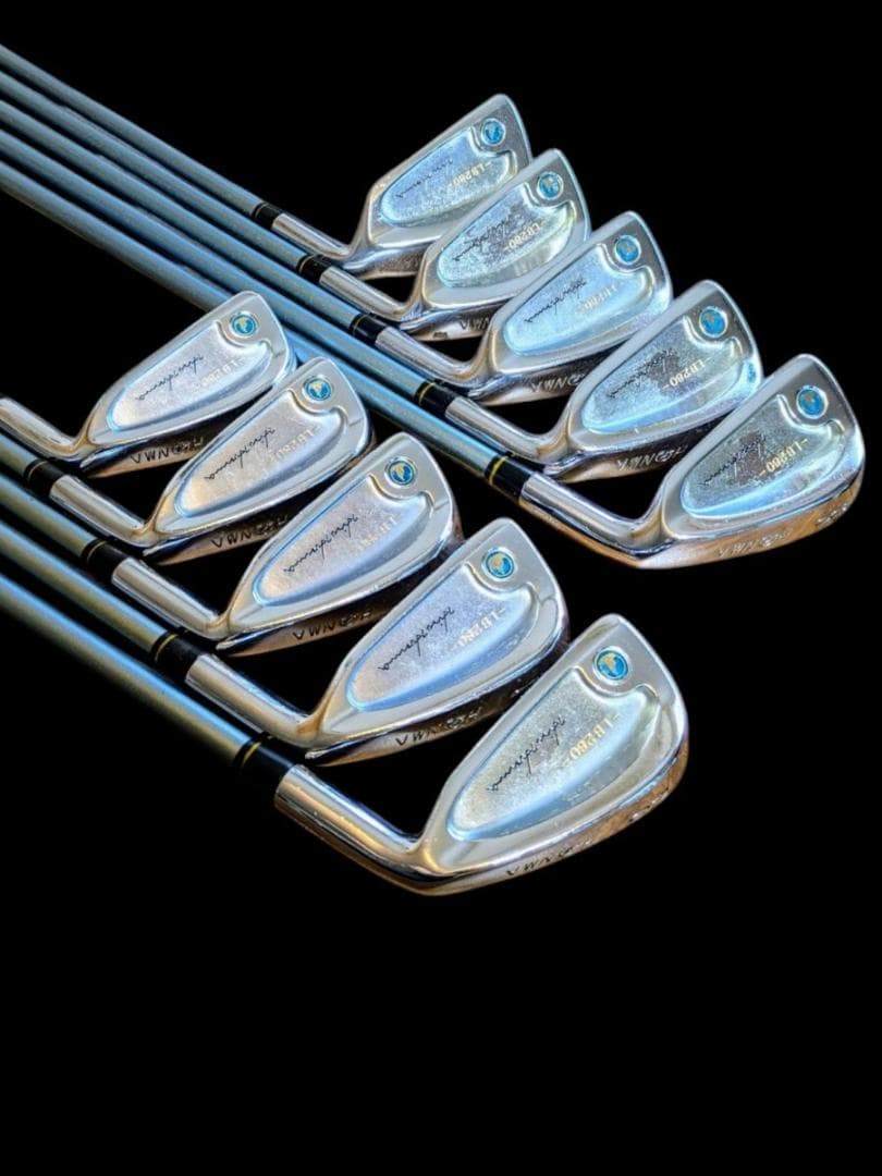 本間ゴルフ hiro honma 軟鉄アイアン LB-280 青モグラ 10本組