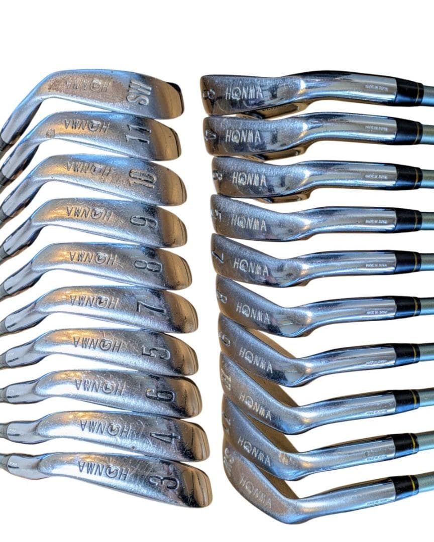 本間ゴルフ hiro honma 軟鉄アイアン LB-280 青モグラ 10本組