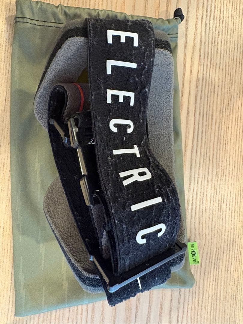 ELECTRIC KLEVELANDゴーグル 赤・オレンジミラー収納袋付き