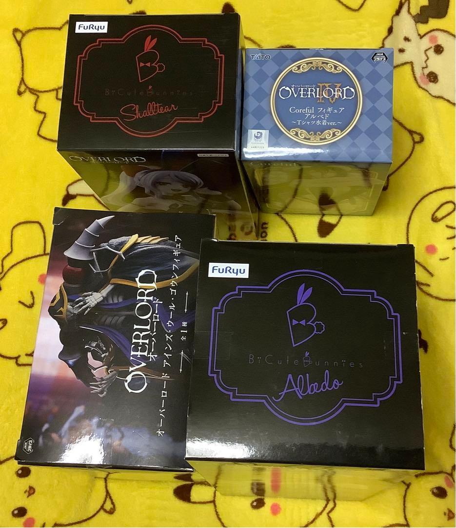 新品未開封！オーバーロードシリーズプライズフィギュア4個セット！