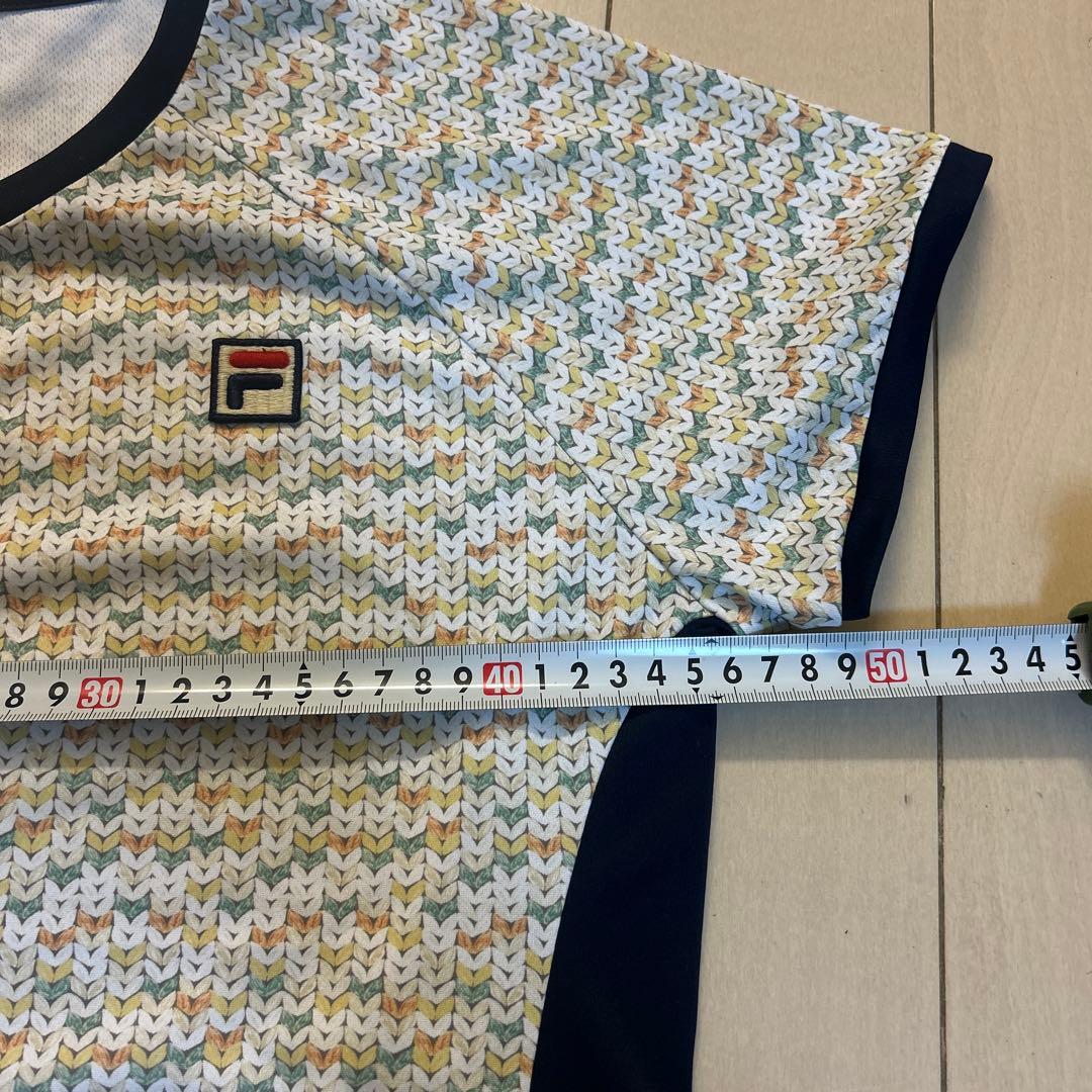 お値下げしました。フィラワンピース　L とサンバイザー