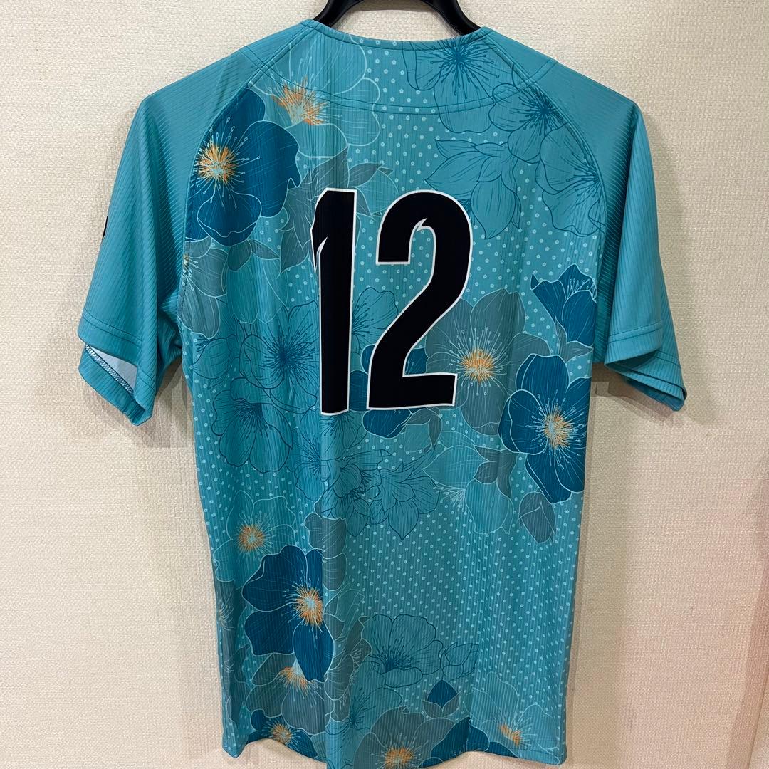 hummel Zweigen Kanazawa ジャージ 12 番 水色 花柄