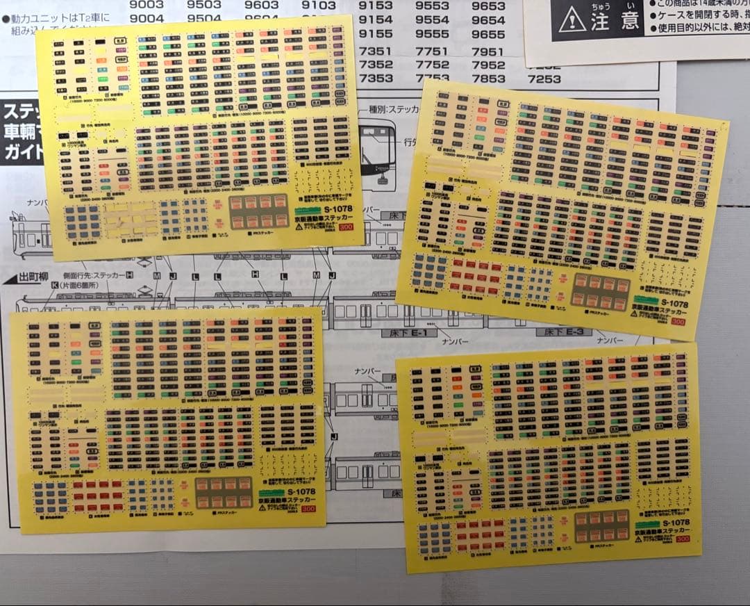 グリーンマックス　京阪　9000系　(新塗装) No.1078