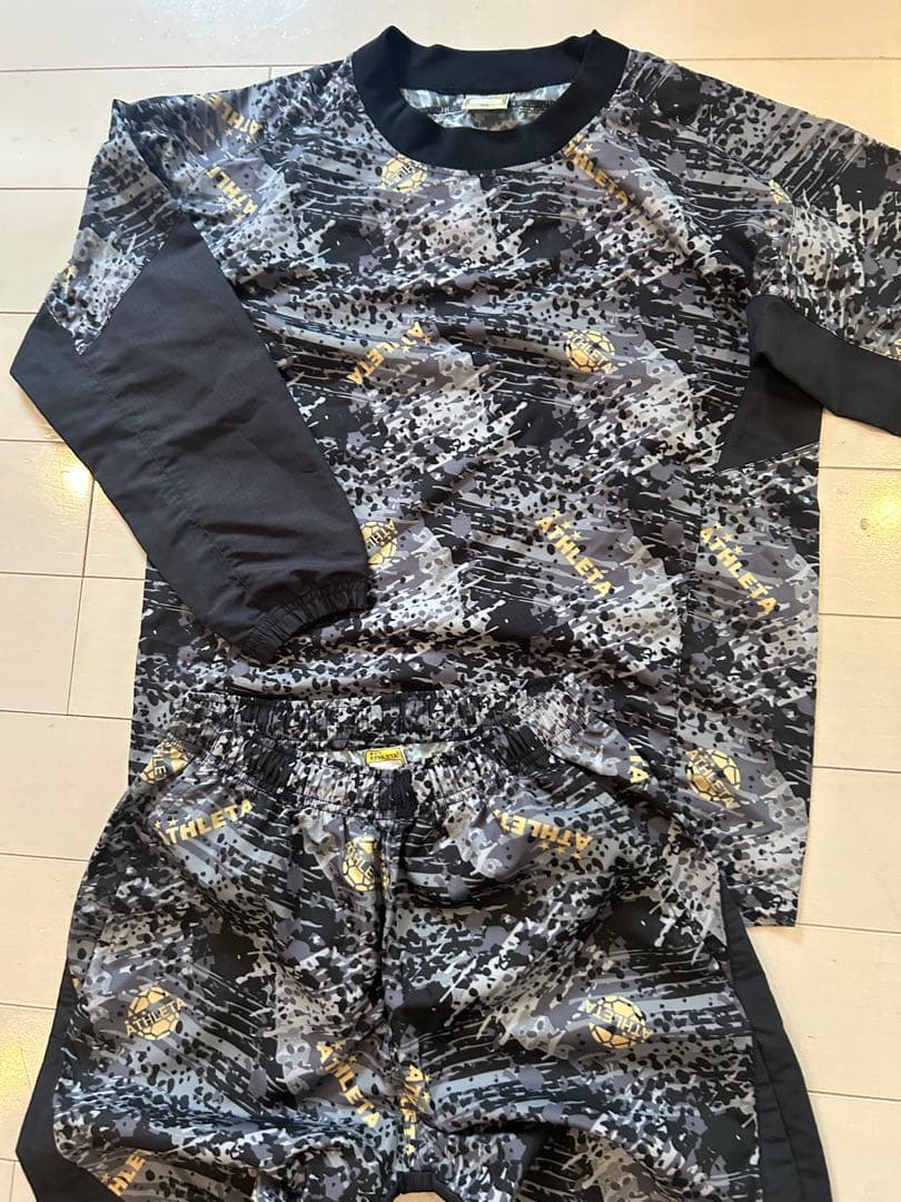 新品　アスレタ　ピステ　ブラック 上下セット　150cm 匿名配送