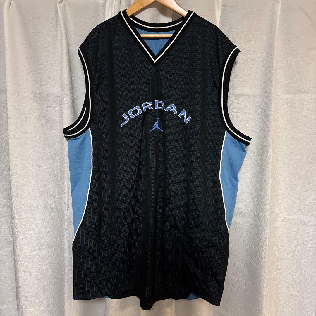 JORDAN NBA ゲームシャツ リバーシブル プリント バスケ 古着