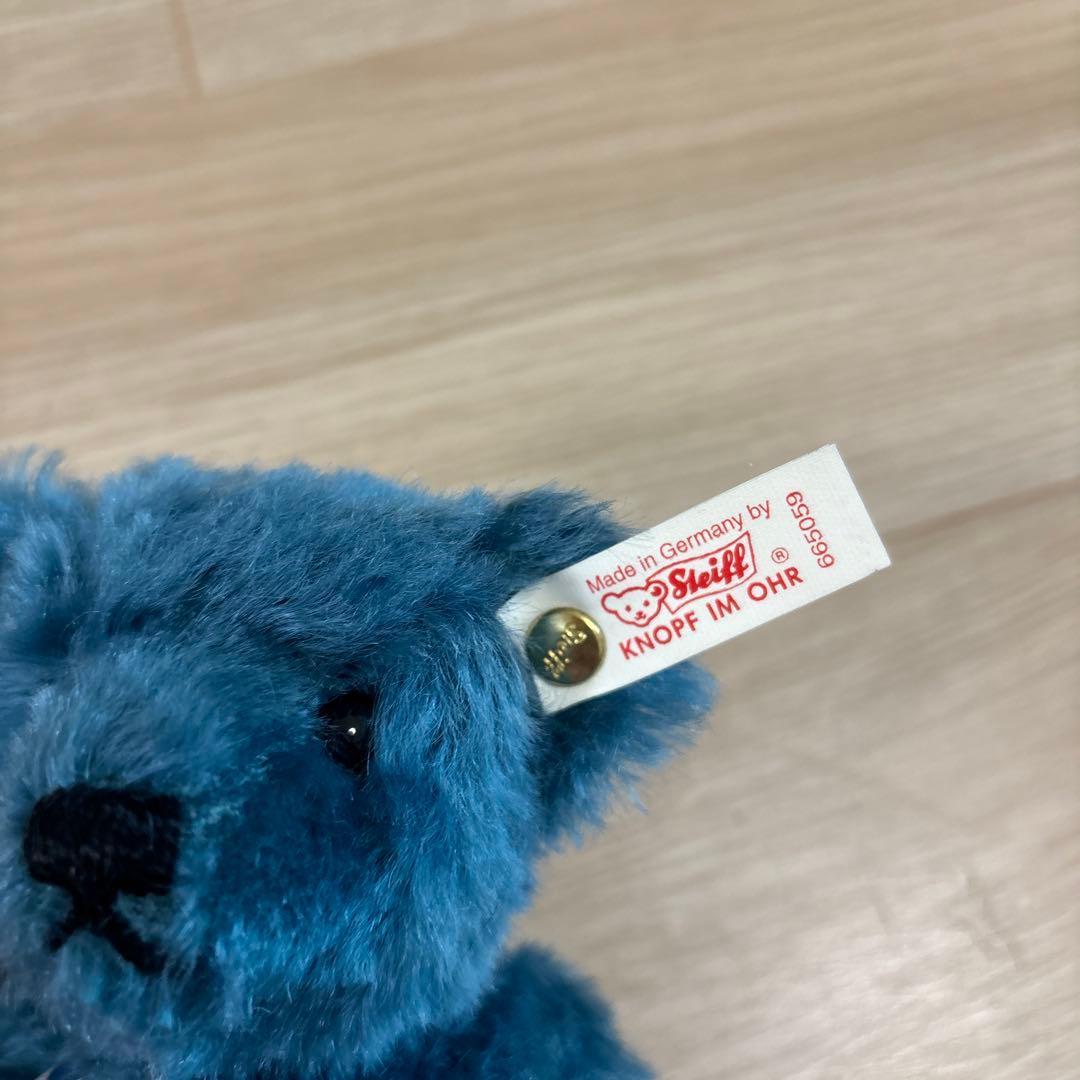 Steiff 青いぬいぐるみ 約30cm