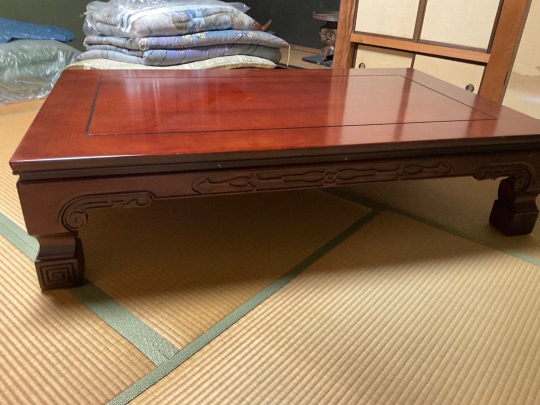 カリモク大きな座卓。センターテーブル。