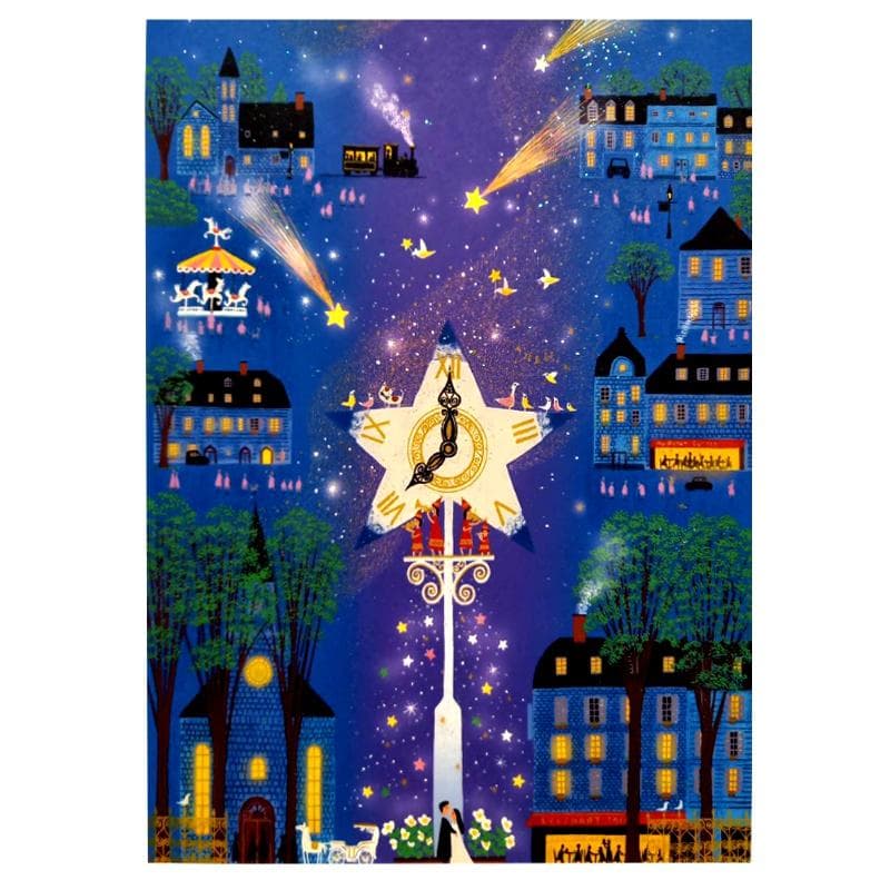 ☆吉岡浩太郎☆「 星のめぐり逢い」ジグレー版画 太子 新品！
