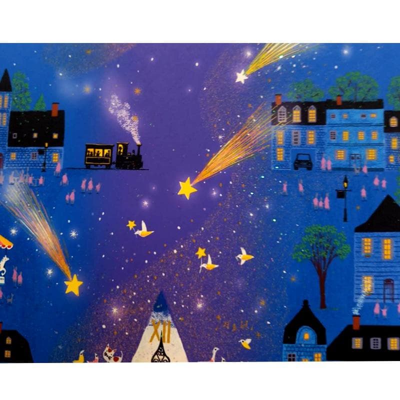 ☆吉岡浩太郎☆「 星のめぐり逢い」ジグレー版画 太子 新品！